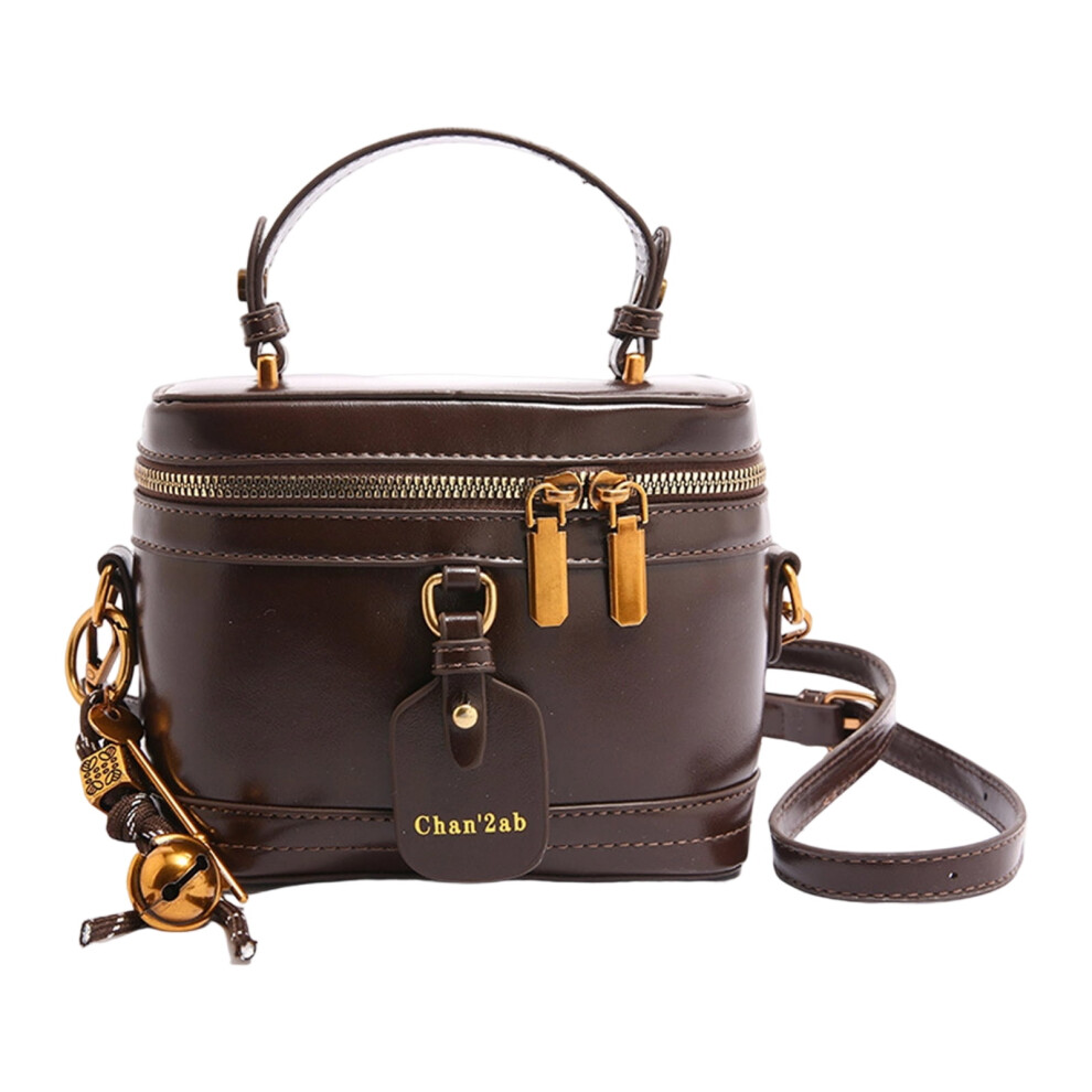 All-Matching Crossbody Bag for Women Makeup Bag Retro Shoulder Bag Stylish Handbag Fashion Bucket Bag Everyday Bag