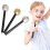 Glittermicrofoonaccessoires voor kinderfeestjes (4-pack) 7