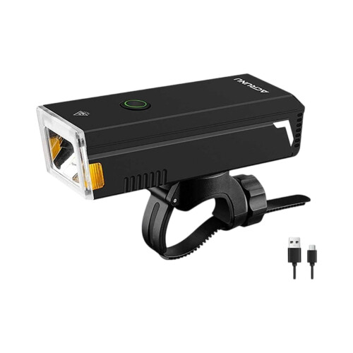 Φακός ποδηλάτου με επαναφορτιζόμενη θύρα USB, 5 λειτουργίες