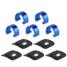 Lightweight Strong Mountain Bike Hose Guide Clamp Seat Tool Easy installs Modest Brake Shifter Hoses Guide Clamp