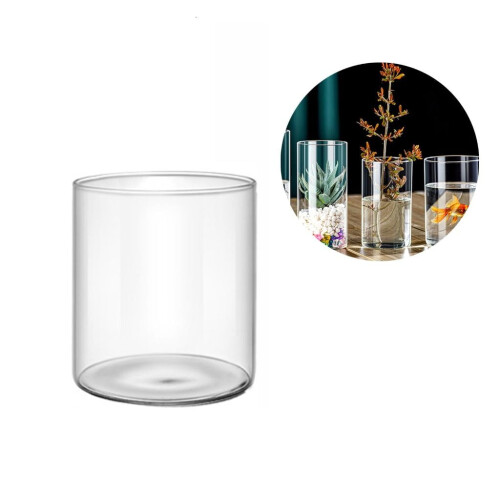 Glassylindervase klar 2,56 tommer diameter