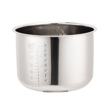 Stainless Steel 6L Pressure Cooker Liner – Reusable Inner Pot for Rice Cooker, Compatible with Standard Cookers