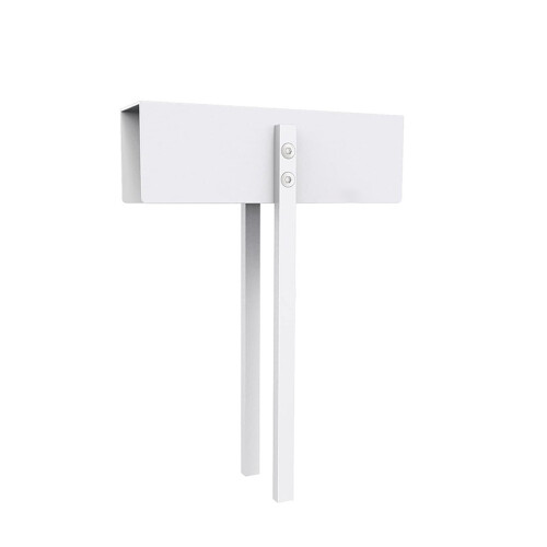 Metal Portable Door Lock for Double Doors White 1