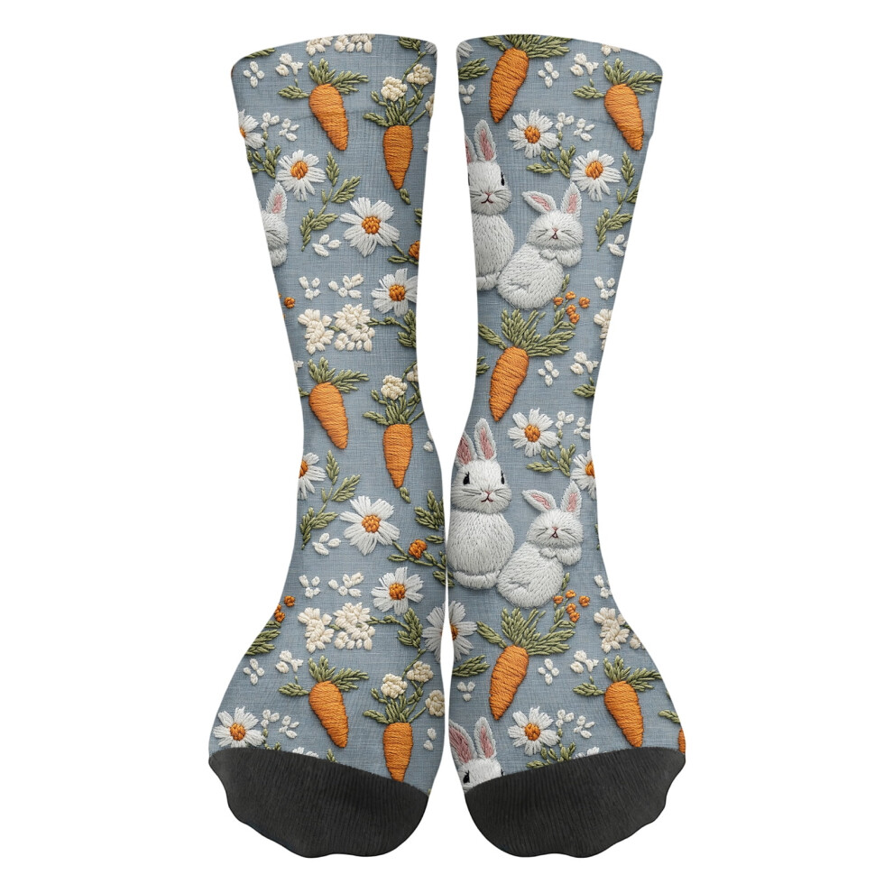 Compression Socks Calf Knee High Support Socks Novelty For Women Men Athletic Running Hiking Nurse, E