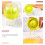 Lemon Squeezer Green Plastic 2 pcs 8