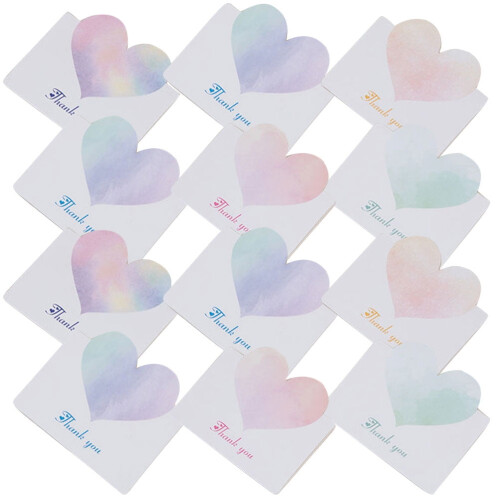 Valentines Cards Handmade Style 60 pcs with Envelopes