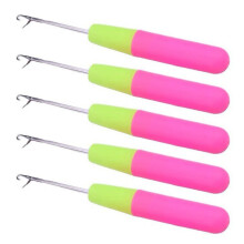 YIEMEEN 1/5/10 Pcs Crochet Needle Set Hair Crochet Hook Latches Hook for Hair Braiding