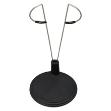Black Adjustable Doll Stand 20 Cm Height, Universal Plastic Holder for 8-Inch Action Figures, Stable Base for Display, Photography & Collectors