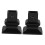 Black Iron Post Mounting Bracket for Handrails and Railings 5