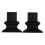 Black Iron Post Mounting Bracket for Handrails and Railings 6