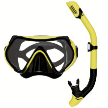 Professional Wide-View Snorkeling Mask – Anti-Fog PC, Clear Vision & Easy Breathing, Compatible with Recreational Snorkelers
