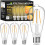 VintaYANTON Timer Light Bulb 6W 2700K E26 4-Pack 1