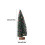 Flocked Beaded Mini Christmas Tree Desktop Decoration 2