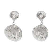(4) Glossy Sea Star Dangle Earrings for Party & Show