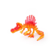 1pc 3D Printed Dinosaur Movable Echinosaurus Figurine Dragons Bone Model Desktop Craft Ornament Creative Novelty