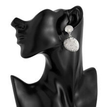 (2) Glossy Sea Star Dangle Earrings for Party & Show
