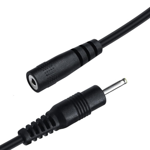 Audio-Stromverlängerungskabel 2,5 x 0,7 mm