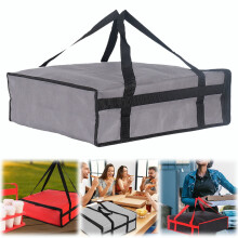 Sac isotherme pour la livraison de pizzas 20 x 20 x 6 pouces