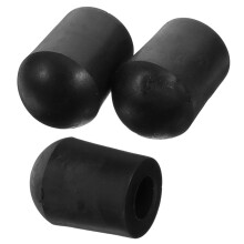 KALLORY Bass Endpin Stopper Rubber Tips 3-Pack, Endpin Pads 1.0 x 0.7 x 0.7 Inch Accessories for Bass Instruments