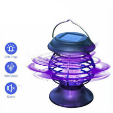 Solar Powered Mosquito Killers Light Insects Killing Hanging Lamp Garden Outdoor