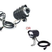 Electric Bike LED Front Light E-Bike Bicycle 2 in 1 Waterproof Horn Headlight Biking Dustproof Cycling Parts