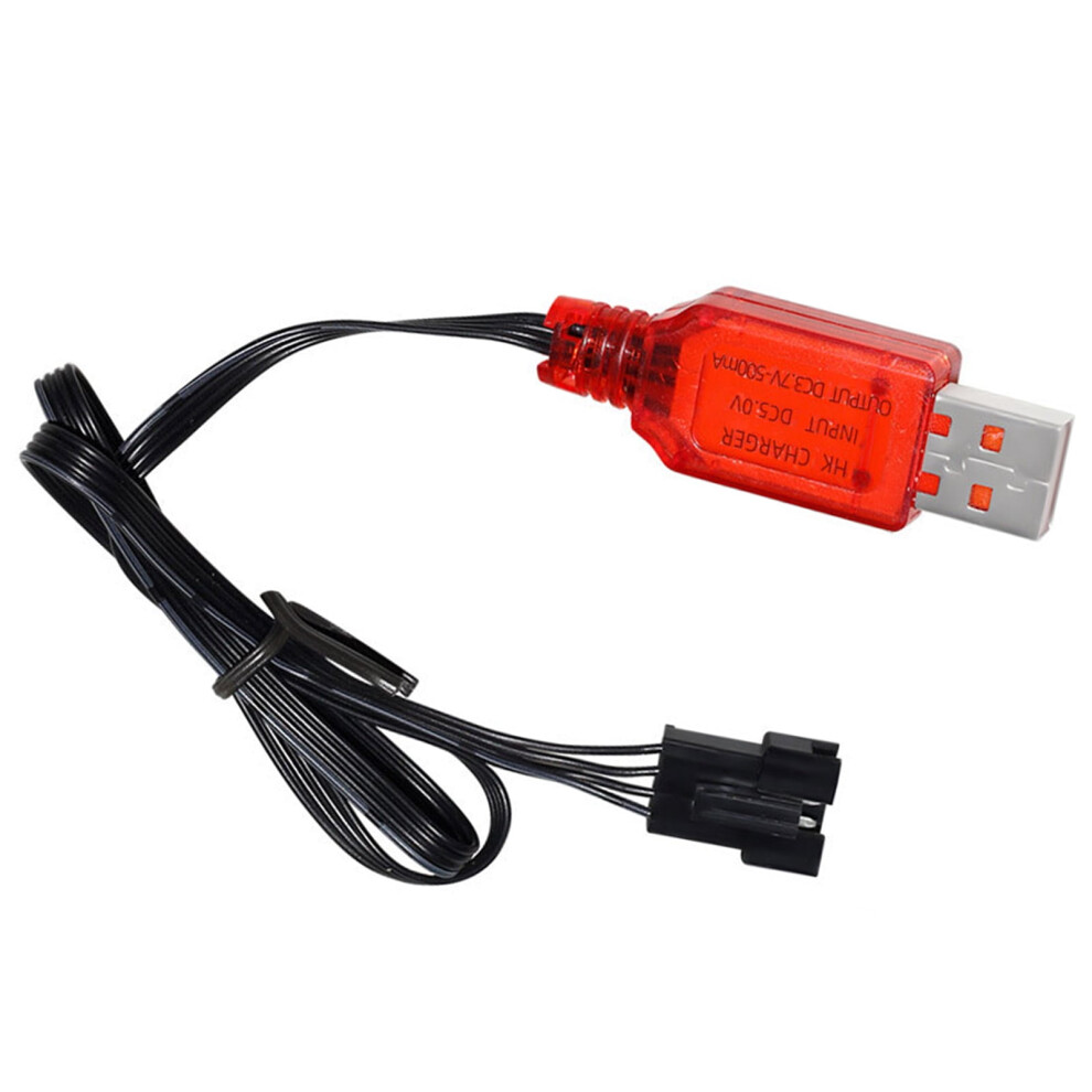 Fast Speed 7.4V Lithium Batteries Charging, Usb Charging Cable For Remote Controls Car With Sm4p Reverse Plug Protections 9399596624464