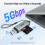 Leitor de cartão SD USB-C com dois slots USB 3.0 para microSD/SDXC 2