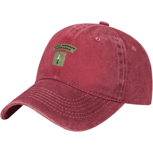 Royal Marines Commando baseballcaps justerbar vasket bomull