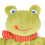 Marionnette à main grenouille - Taille unique peluche douce PP coton 5