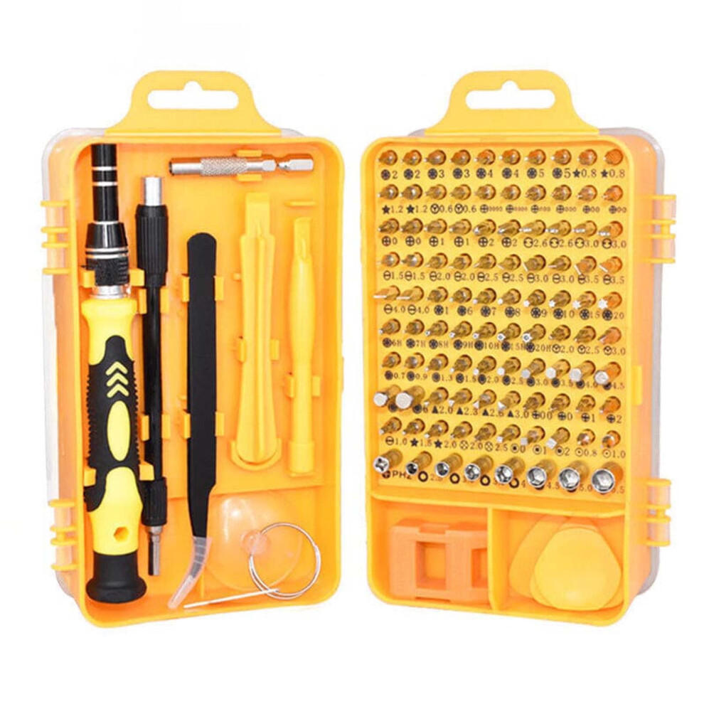 115-In-1 Precision Screwdriver Set For Electronics Repair With Magnetic Bits And Tools For Phones Laptops And Small Devices 9399596627632