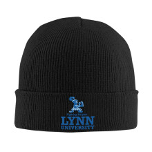 Lynn Universityn pipo, lämmin talvinen neulottu pääkallohattu