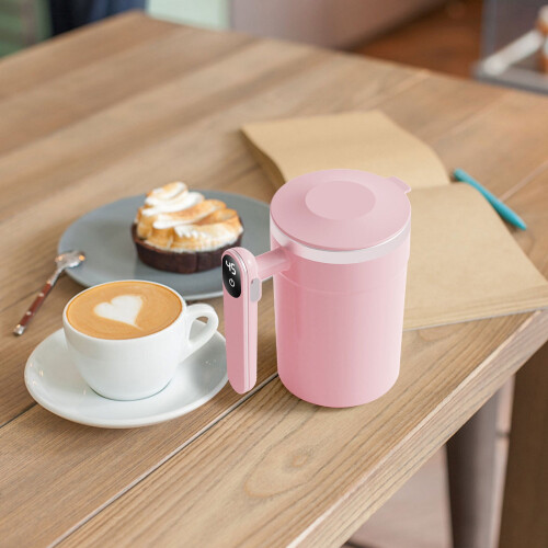 Self-Stirring Coffee Mug 400ml Rechargeable Stainless Steel 2