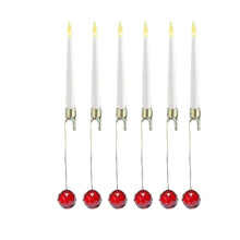 Candele a cono LED senza fiamma, confezione da 12