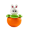 Kids Rabbit Wobble Toy for Sensory Development and Teething 1