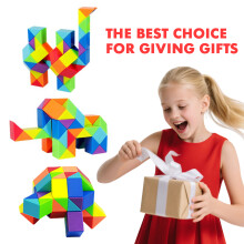 (24 Paragraph) Blocs Rainbow Twist STEM - Cube Puzzle