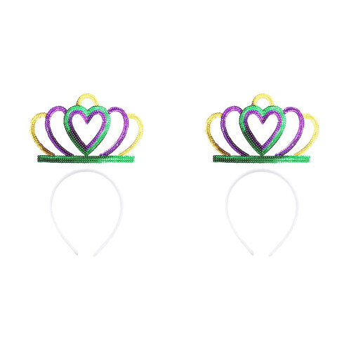 Accessoires de fête de princesse pour Mardi Gras (2 pièces)