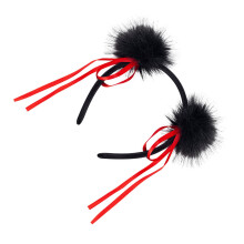 Diadema de pelo con dibujos animados, cómoda y única para uso diario.