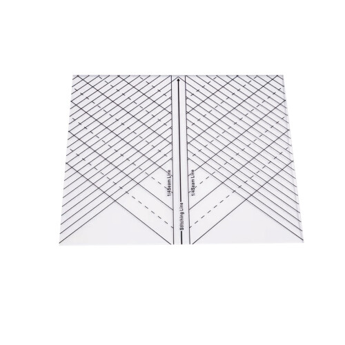 Gbayxj Curved Acrylic Quilting Ruler - Sewing Template for Home Decor Projects - Single Pack
