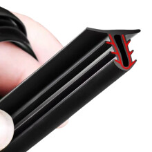 Autodeurafdichtingsstrip, weerbestendig en geluidsisolerend, 4 stuks