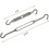 Voile d'ombrage robuste en acier inoxydable 20 cm (8 pouces) 2