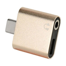 USB-C ladeadapter med 3,5 mm lydport