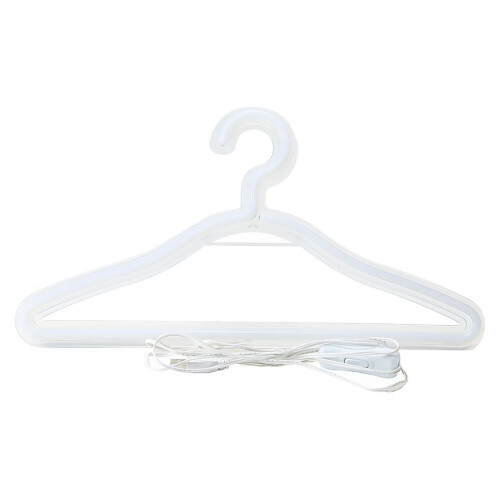 Creative Neon Light Hanger Shaped LED White Acrylic for Decoration