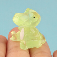 Leuchtende Mini-Dinosaurierfiguren aus Kunstharz, 12 Stück