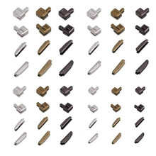 Zippers Repair Set Metal Zips Repair Set Insertion Pin Zippers Bottom Zippers Stopper #3 #5 #8 #10 For Clothing Sewing
