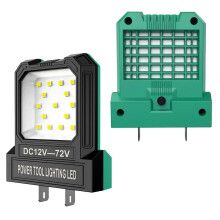 High-Brightness Portable LED Floodlight, Battery-Powered, Compatible with All Power Tools