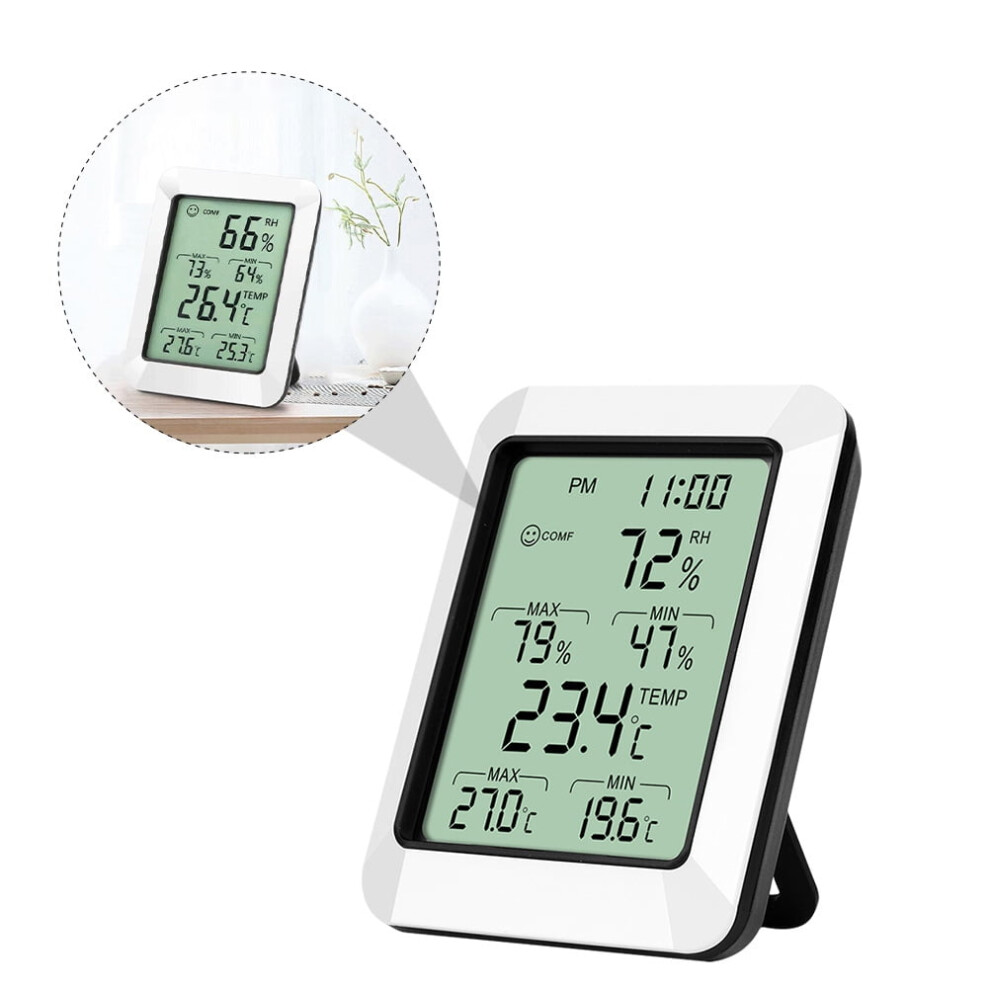 Digital Hygrometer Home Thermometer Monitor Assorted Color Plastic Portable