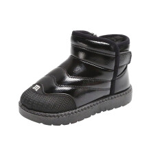 Toddler Boots,Toddler Shoes First Walkers Soft Sole Velvet Warm Booties Baby Non,Kids Snow Boots,Z03 Black,11-11.5 Years