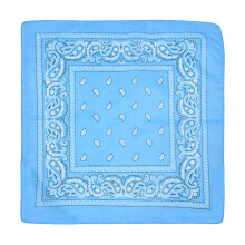 100% Cotton Paisley Bandanas for Men & Women, 22x22 in Face Mask/Scarf/Headwear – Compatible with Cowboy Style