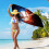 Microvezel strandhanddoek, zacht, sneldrogend, 30x60 inch 5
