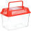 ACDANC Portable Mini Betta Fish Tank Transparent Breeding Carrier 1
